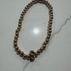Elegant Gold Beaded Necklace